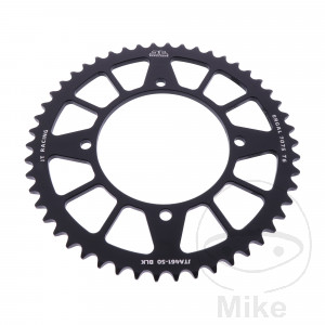 Alu-Kettenrad 50Z Teilung 420 schwarz JT Innendurchmesser 100 Lochkreis 116