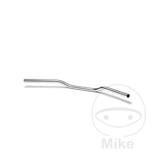 Lenker Stahl chrom 22 mm LSL Superbike flach LN1