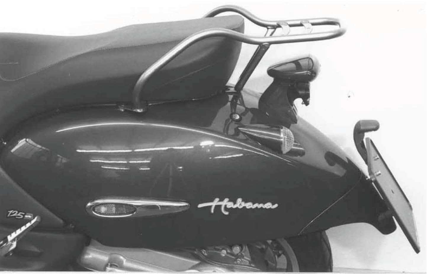 Rohrgepäckbrücke chrom für Aprilia Habana/Mojito (1999-2005)