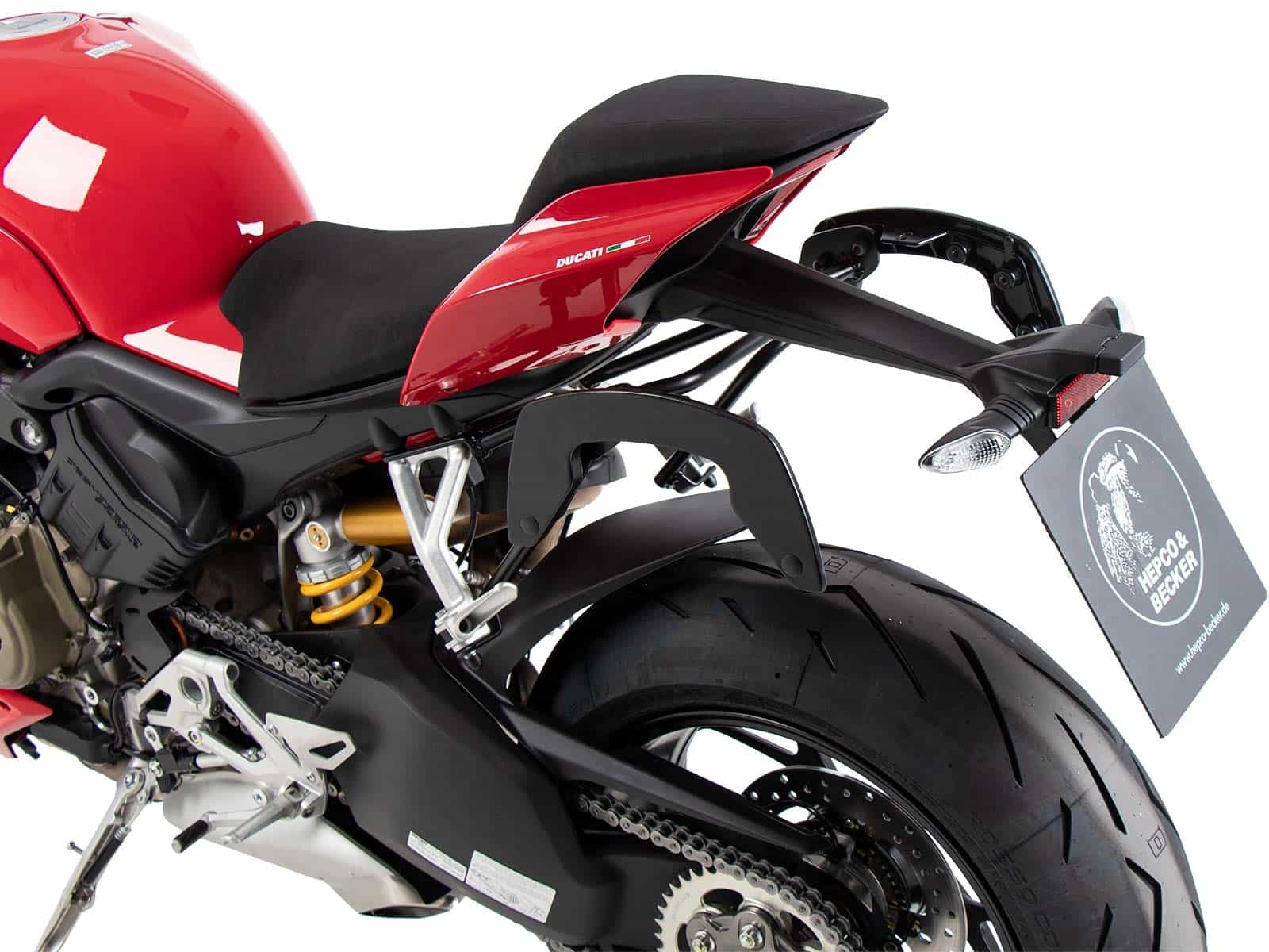 C-Bow Seitenträger schwarz für Ducati Streetfighter V4 / S (2020-2024)