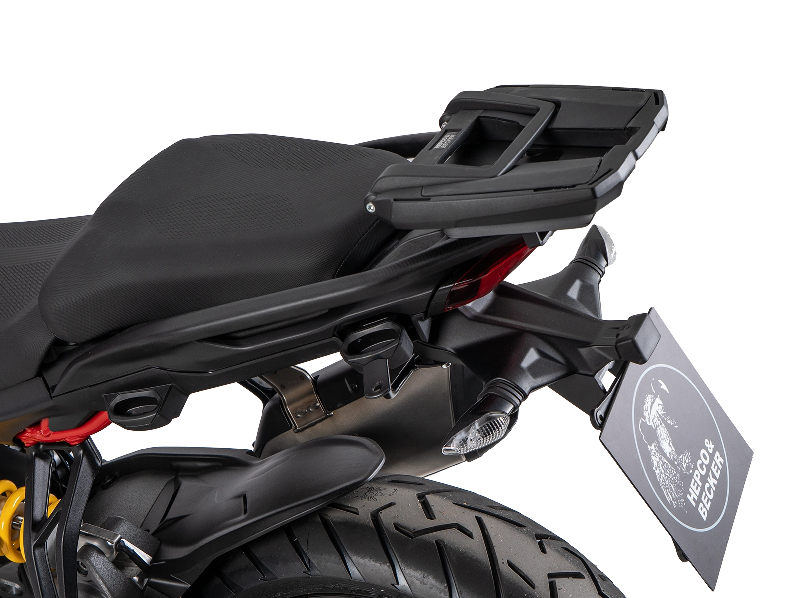 Easyrack Topcaseträger für Kombination mit Originalbrücke schwarz für Ducati Multistrada V2 / S (2025-)