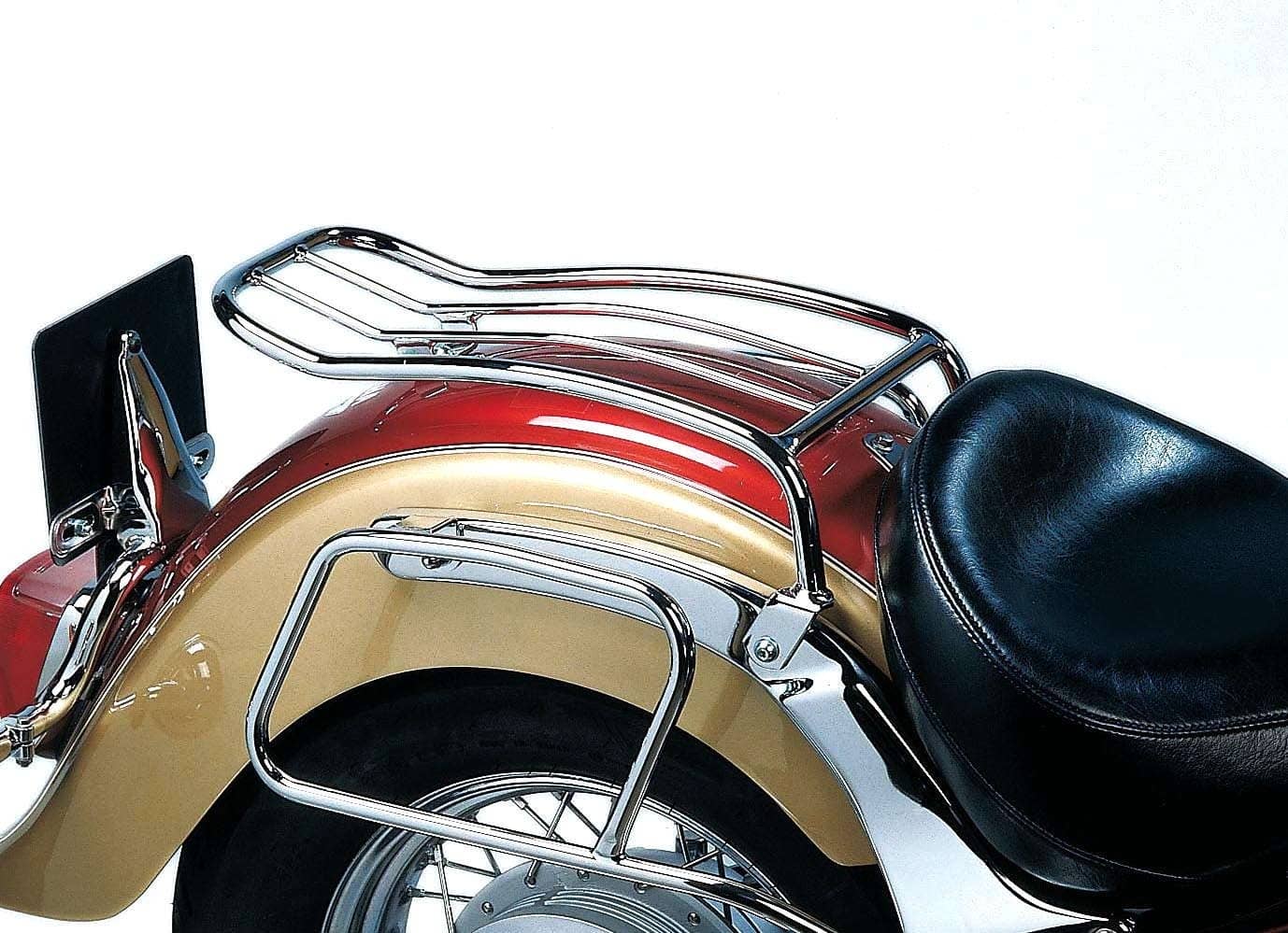 Solorack ohne Rückenlehne chrom für Yamaha XVS 650 Drag Star Classic (1998-2007)