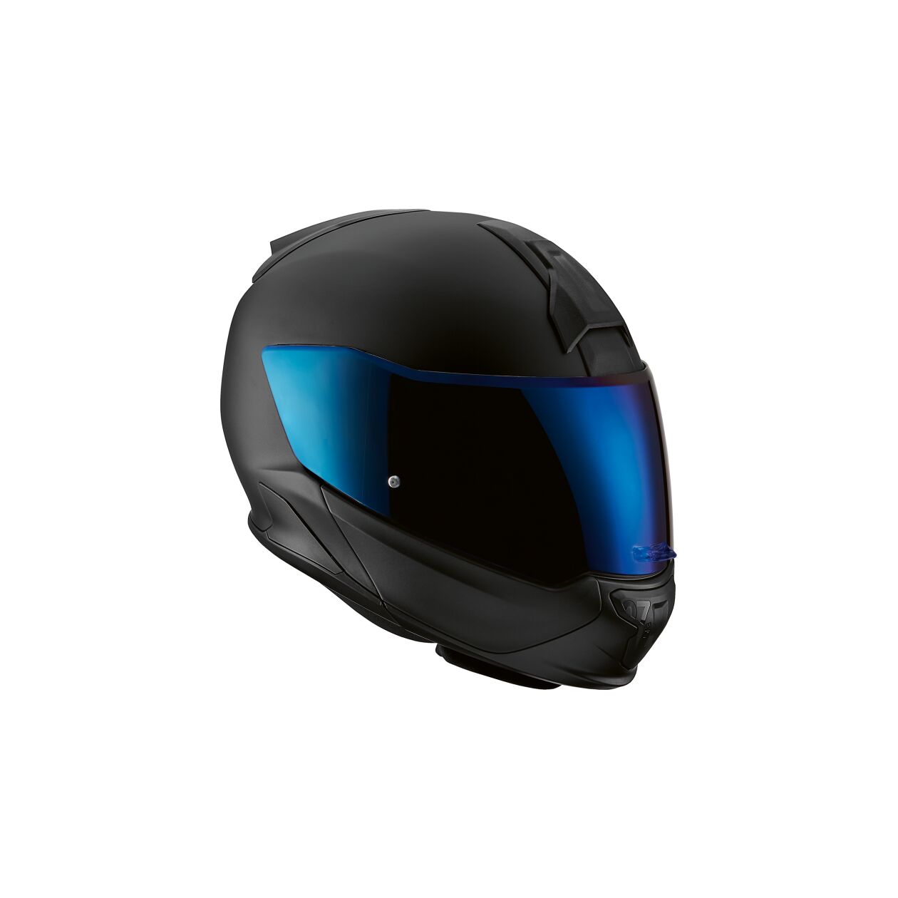 BMW-Motorrad-Helm-7-Carbon-schwarz-matt-blaues-Visier