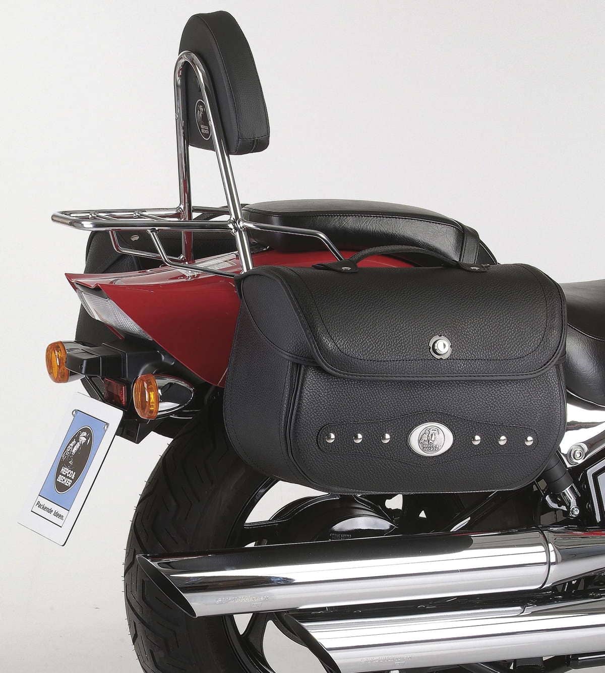 Sissybar mit Gepäckträger chrom für Suzuki M 800 Intruder (2005-2009)