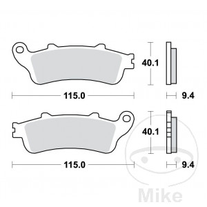 Bremsklotz Sinter Scooter TRW Alternative: 7322969