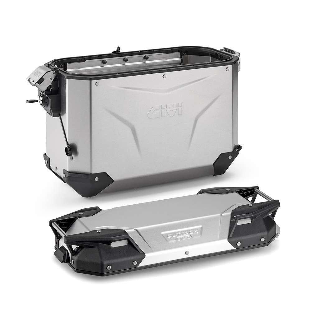 Alu-Seitenkoffer Trekker Outback EVO 37 Monokey Rechts, 37 Liter / SMART SECURITY LOCK
