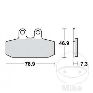 Bremsklotz Sinter Scooter TRW Alternative: 7322910
