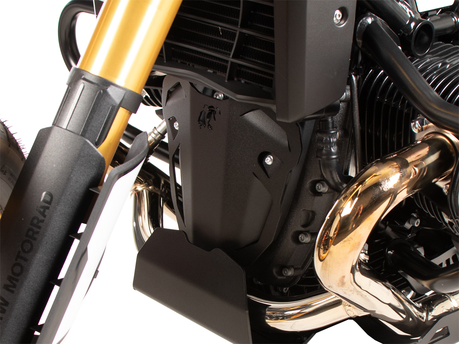 Zusatzblech Erweiterung Motorschutz schwarz für BMW R 12 (2024-)