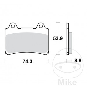 Bremsklotz Sinter vorne TRW Alternative: 7328602