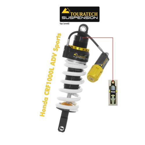 Touratech Suspension Federbein für Honda CRF1000L Adventure Sports ab 2018 Typ Level2/PDS