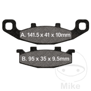 Bremsklotz Standard EBC Alternative: 7871767
