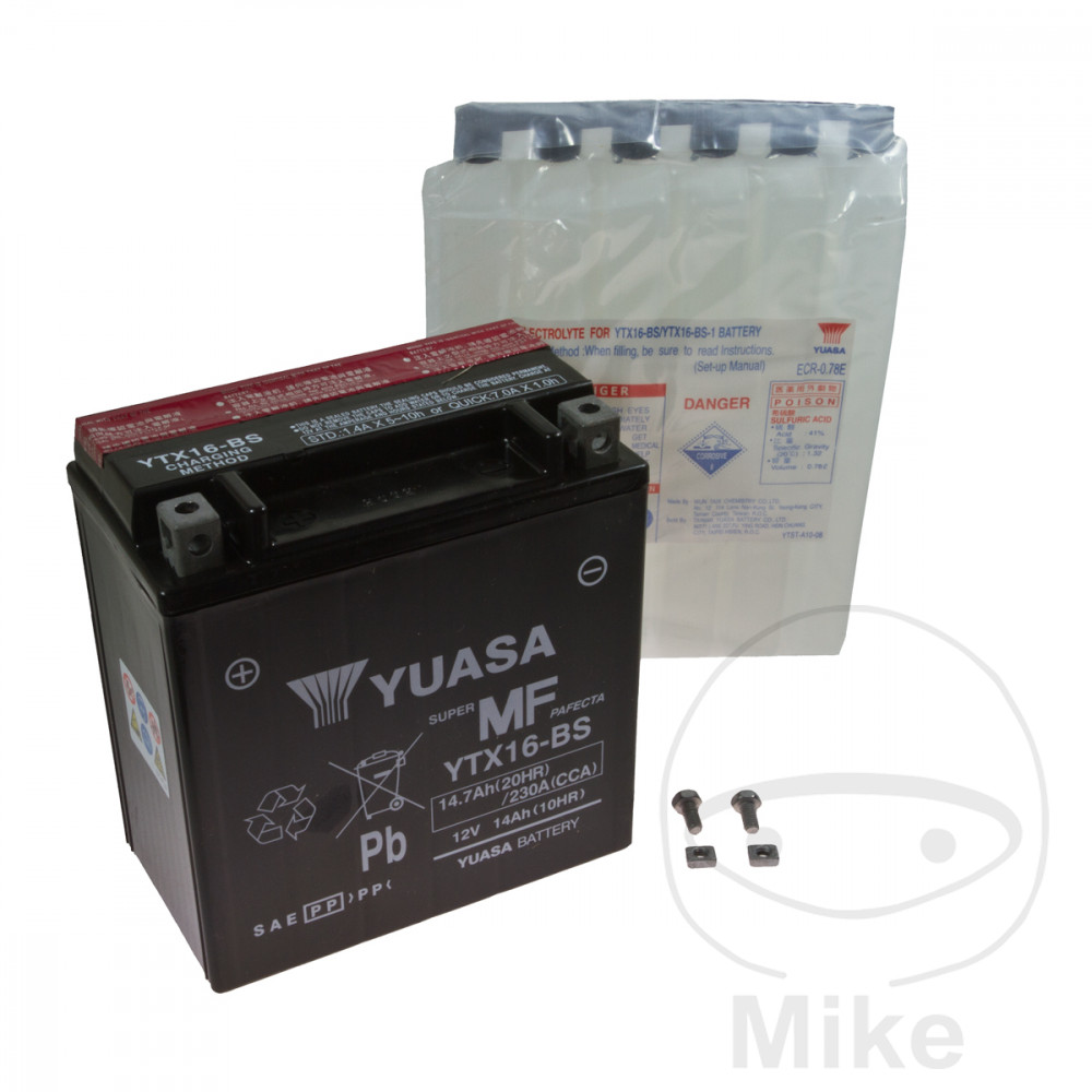 Batterie Motorrad YTX16-BS Yuasa Alternative: 7070169 3778