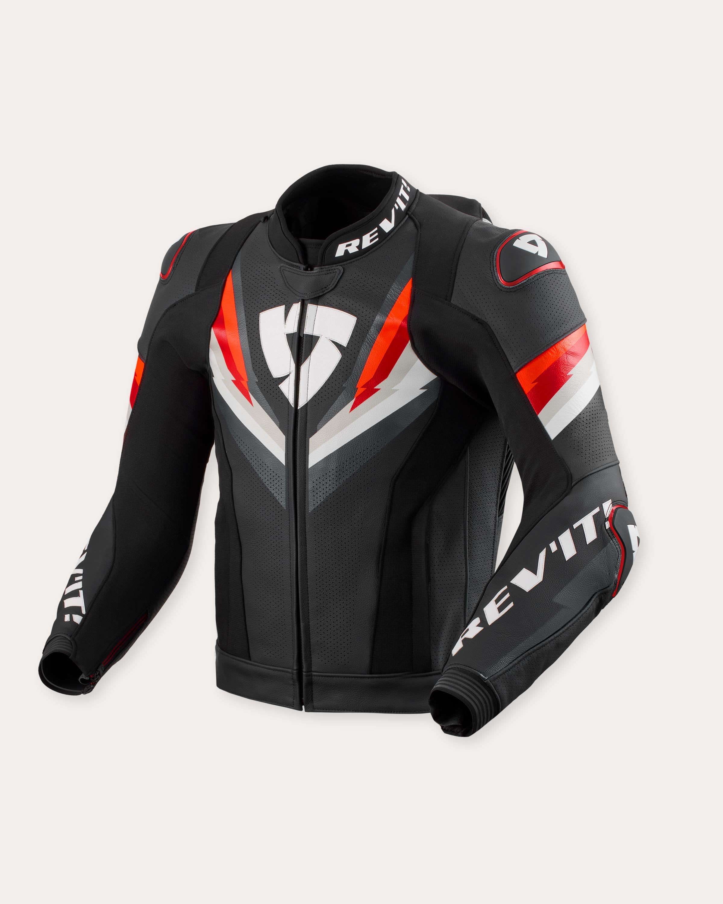 Jacke Quantum 3 Pro Schwarz-Rot 48 Standard