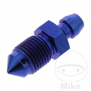 Entlüfterschraube M10X1 mm Titan blau