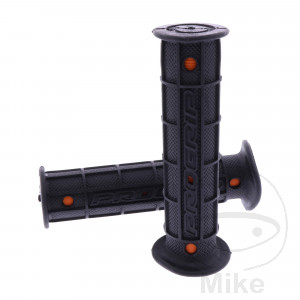 Griffgummi 727 ATV schwarz/orange Durchmesser 22 / 22 mm geschlossen.