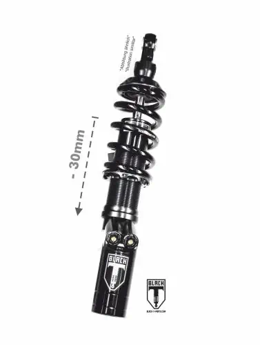 BLACK-T Tieferlegung (-30mm) Stage3 mit Reservoir für Indian FRT 1200 / FTR 1200 S (2019-2021)