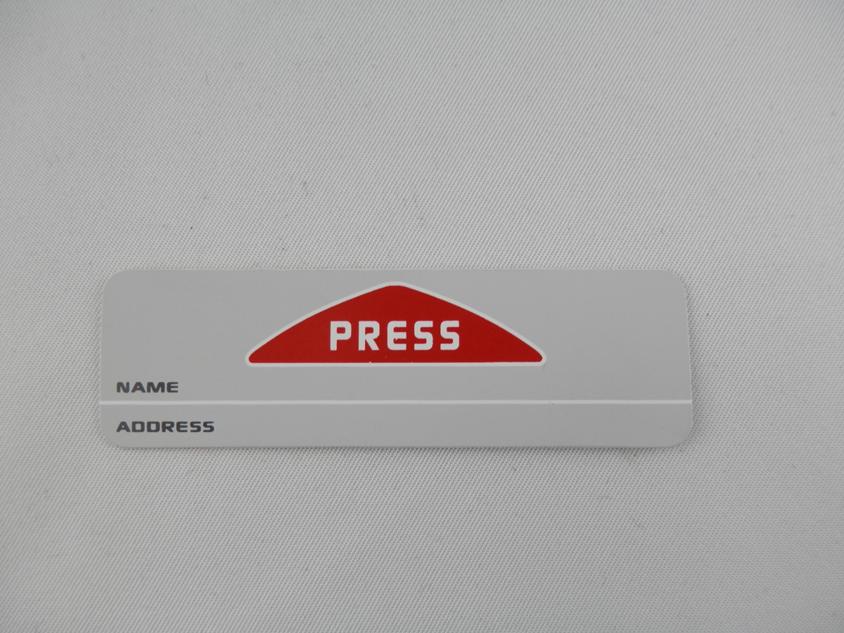 Press Schild für E260/E340/E350/E450/V46/V35