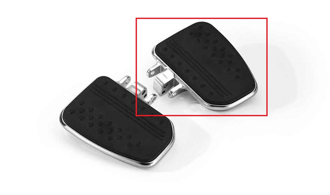 77258562684-Trittbrett-rechts Original BMW Trittbrett Sozius rechts für K48 K1600GTL ab 2015 K61 K1600 Bagger