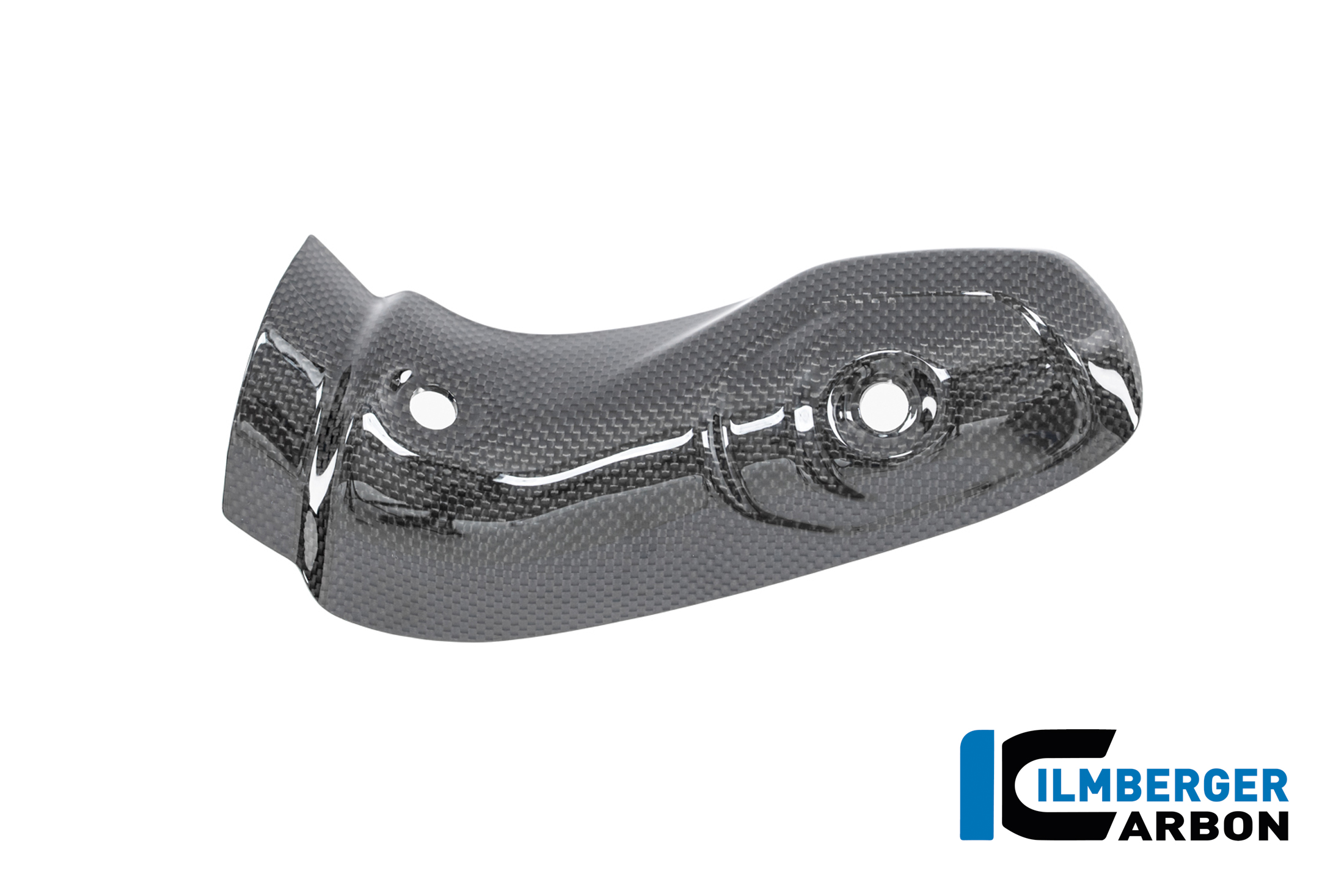 Auspuffhitzeschutz  am Krümmer Carbon glänzend Ducati Mulitstrada V4 2025
