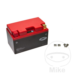 Batterie Motorrad HJTZ10S-FP JMT Lithium-Ionen mit Anzeige