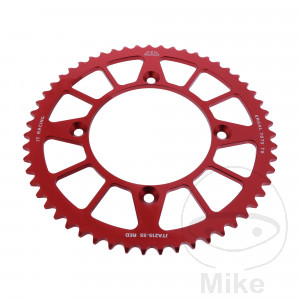 Alu-Kettenrad 55Z Teilung 420 rot JT Innendurchmesser 110 Lochkreis 130
