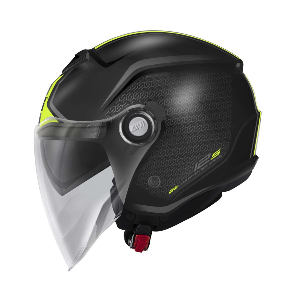 HPS 12.5 GRAPHIC TOUCH - Gr. 56/S matt-schwarz/gelb