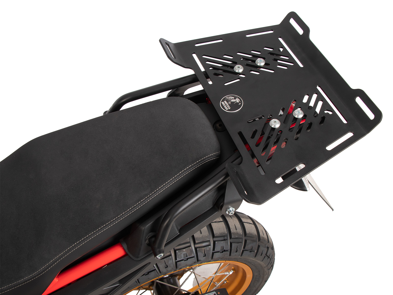Gepäckbrückenverbreiterung schwarz für Aprilia Tuareg 660 Rally (2025-)