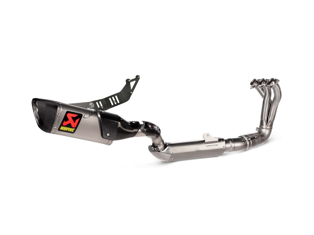 Akrapovic Auspuff Komplettanlage Edelstahl YAMAHA Tracer 9 / GT / GT+