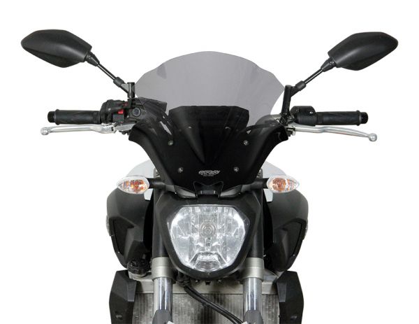 MT-07 / FZ-07 - Racingscheibe "NRM" 2014-2017 - rauchgrau