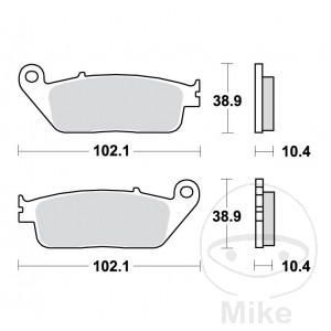 Bremsklotz Sinter hinten TRW Alternative: 7322670