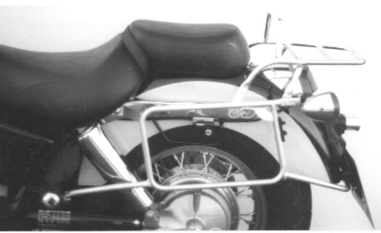 Komplettträgerset (Seitenkofferträger und Rohrgepäckbrücke Topcaseträger) chrom für Honda VT 1100 C2 Shadow (1995-2000)