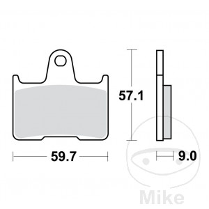 Bremsklotz Sinter hinten TRW Alternative: 7324023