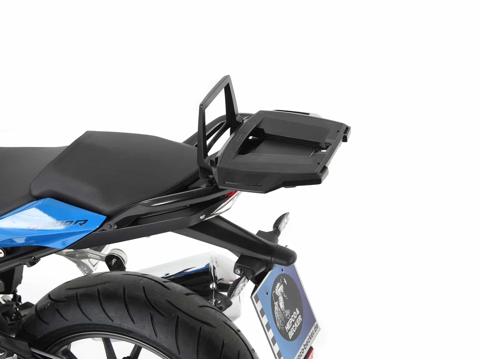 Alurack Topcaseträger für Kombination mit originalem BMW-Topcaseträger schwarz für BMW R 1200 RS (2015-2018)