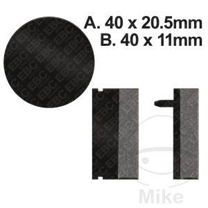 Bremsklotz Standard EBC Alternative: 7872682