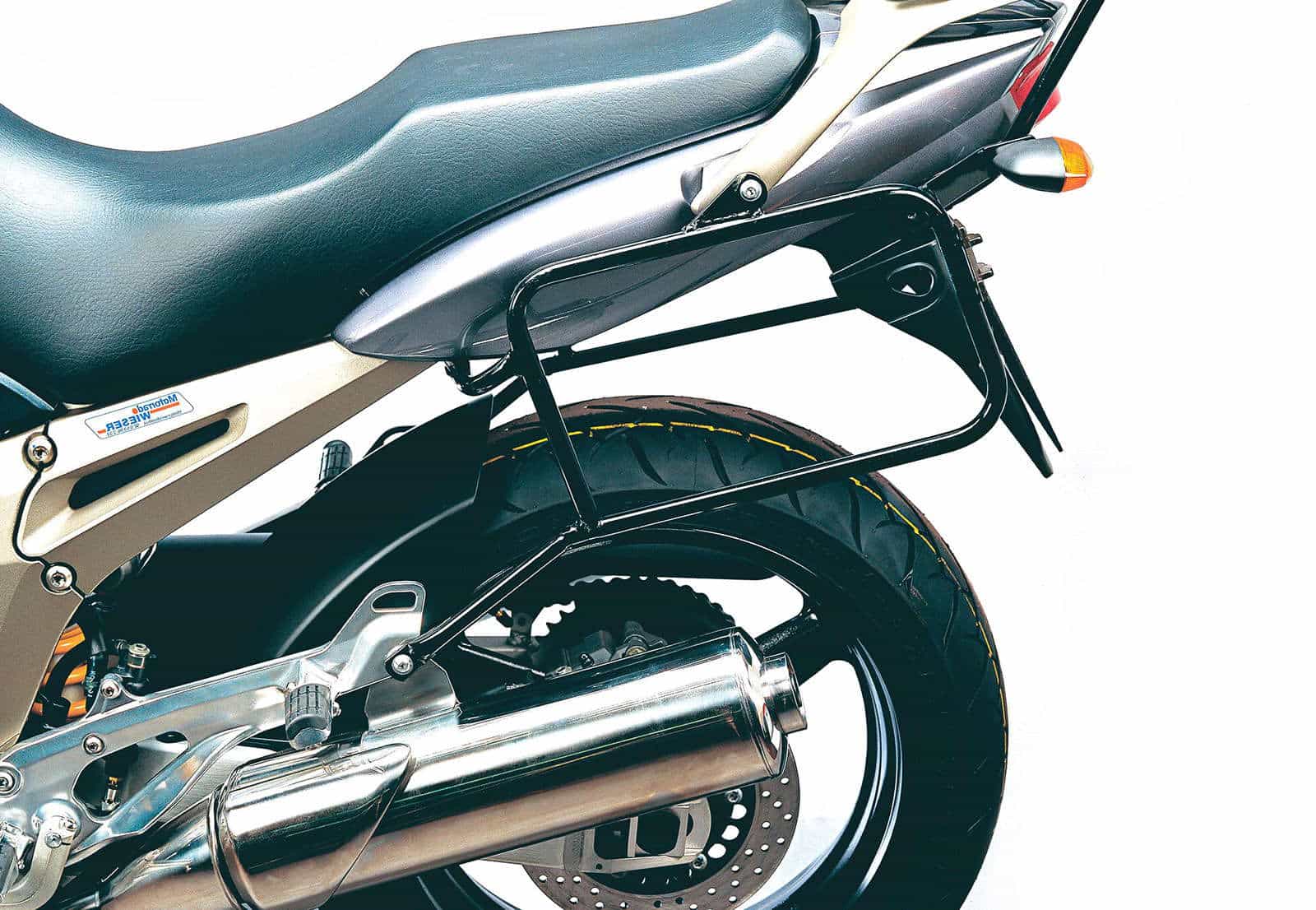Seitenkofferträger festverschraubt schwarz für Yamaha TDM 900/A (2002-2013)