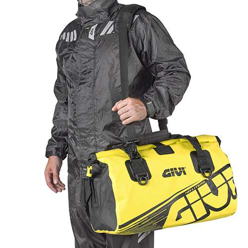 Easy-T Waterproof - Gepäckrolle, 40 Liter gelb-neon, mit Tragegurt