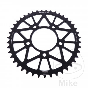 Alu-Kettenrad 43Z Teilung 520 schwarz JT Innendurchmesser 076 Lochkreis 100