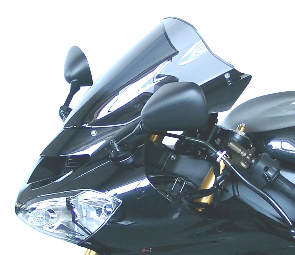 ZX 10 R 04-05 / Z 750 S 05- - Racingscheibe "R" alle Baujahre - schwarz