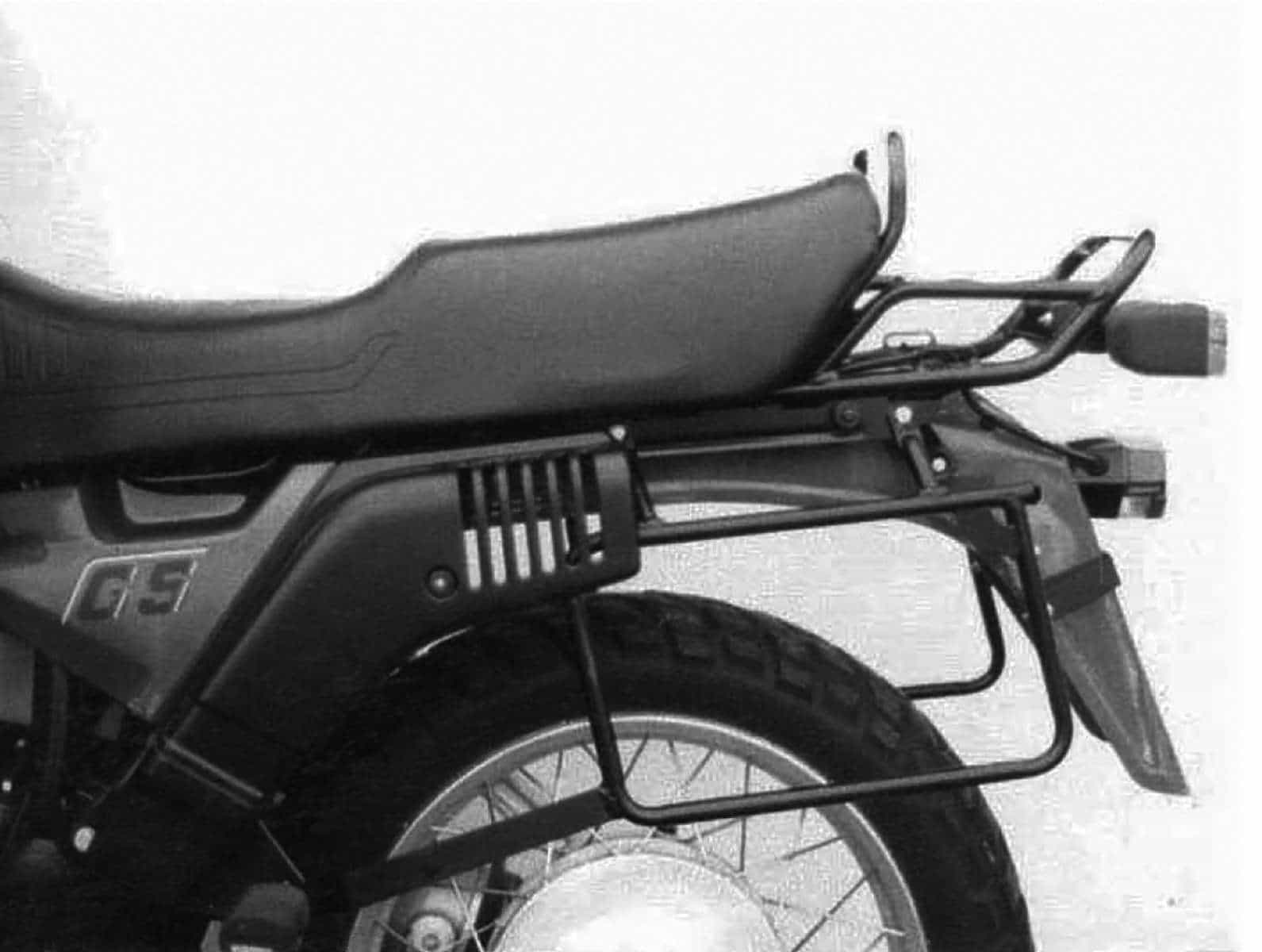 Seitenkofferträger festverschraubt schwarz für BMW R 100 GS Paris-Dakar (1989-1996)