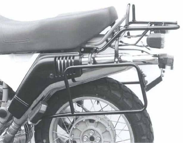 Rohrgepäckbrücke Topcaseträger schwarz für BMW R 80 GS Basic (1996)