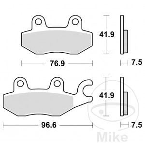 Bremsklotz Sinter TRQ TRW Alternative: 7370200