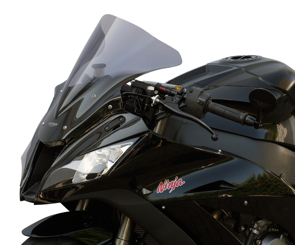 ZX 10 R - Racingscheibe "R" 2011-2015 - rauchgrau
