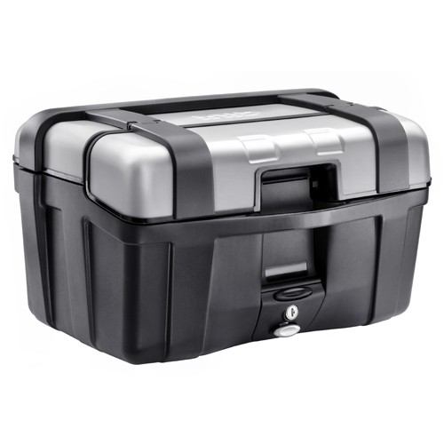 Trekker 46 - Monokey Koffer schwarz mit Alu Cover Max Zuladung 10 kg