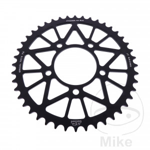 Alu-Kettenrad 44 Zähne Teilung 520 schwarz JT Innendurchmesser 076 Lochkreis 100
