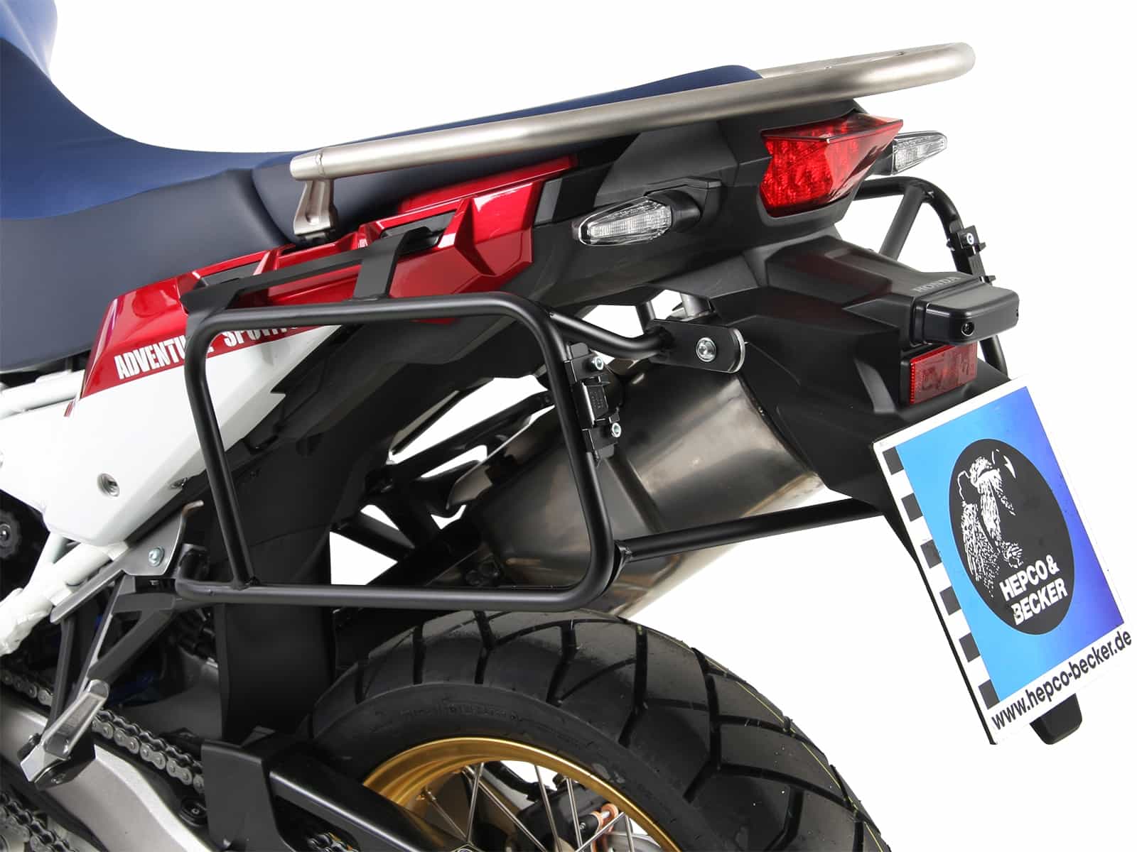 Seitenkofferträger festverschraubt schwarz für Honda Africa Twin Adventure Sports/DCT (2018-2019)