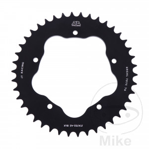 Alu-Kettenrad 42Z Teilung 525 schwarz für Kettenradträger 7585011