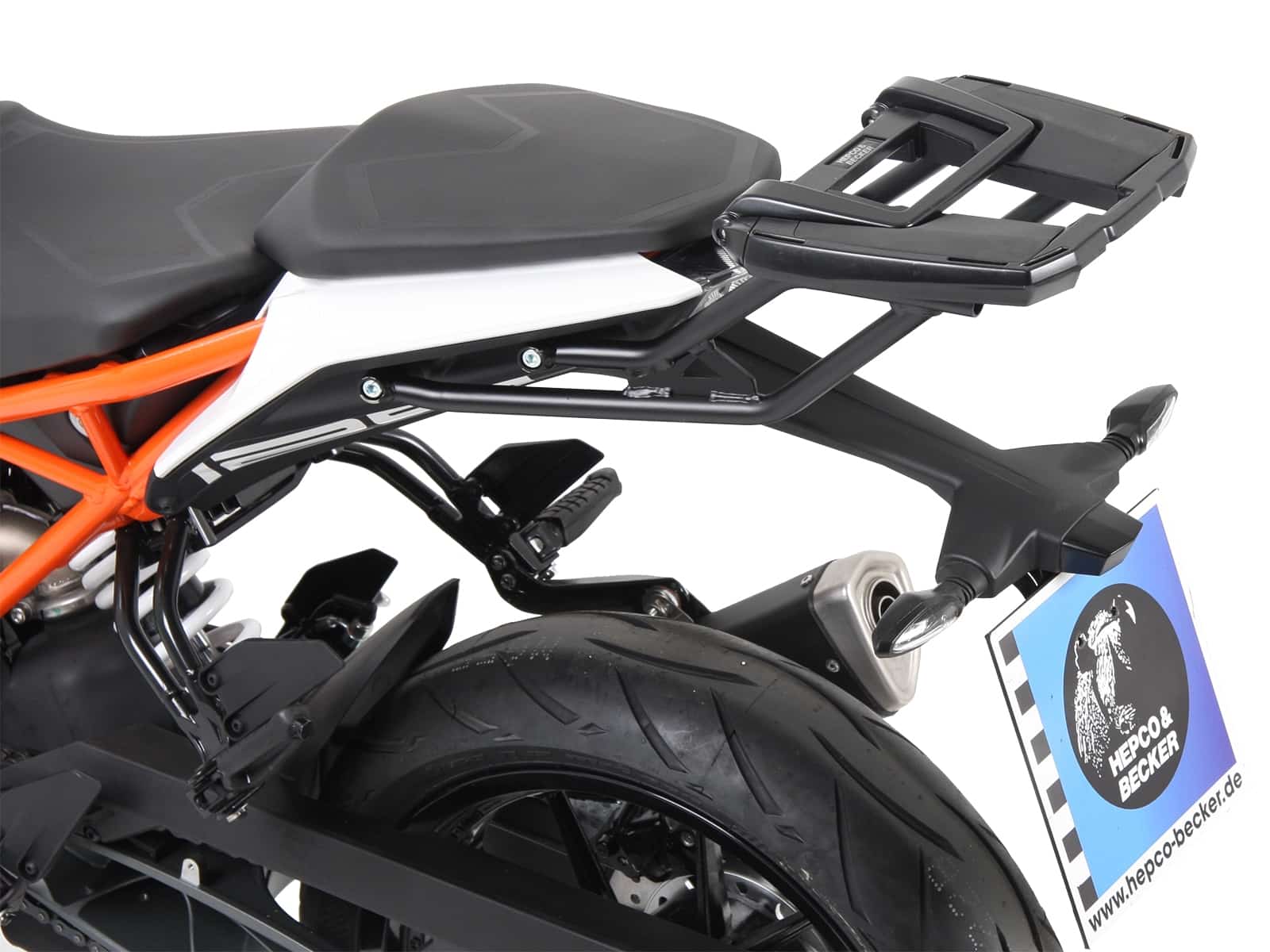 Easyrack Topcaseträger schwarz für KTM 390 Duke (2017-2023)