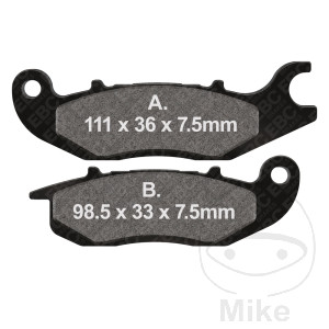 Bremsklotz Standard Scooter EBC Alternative: 7872118