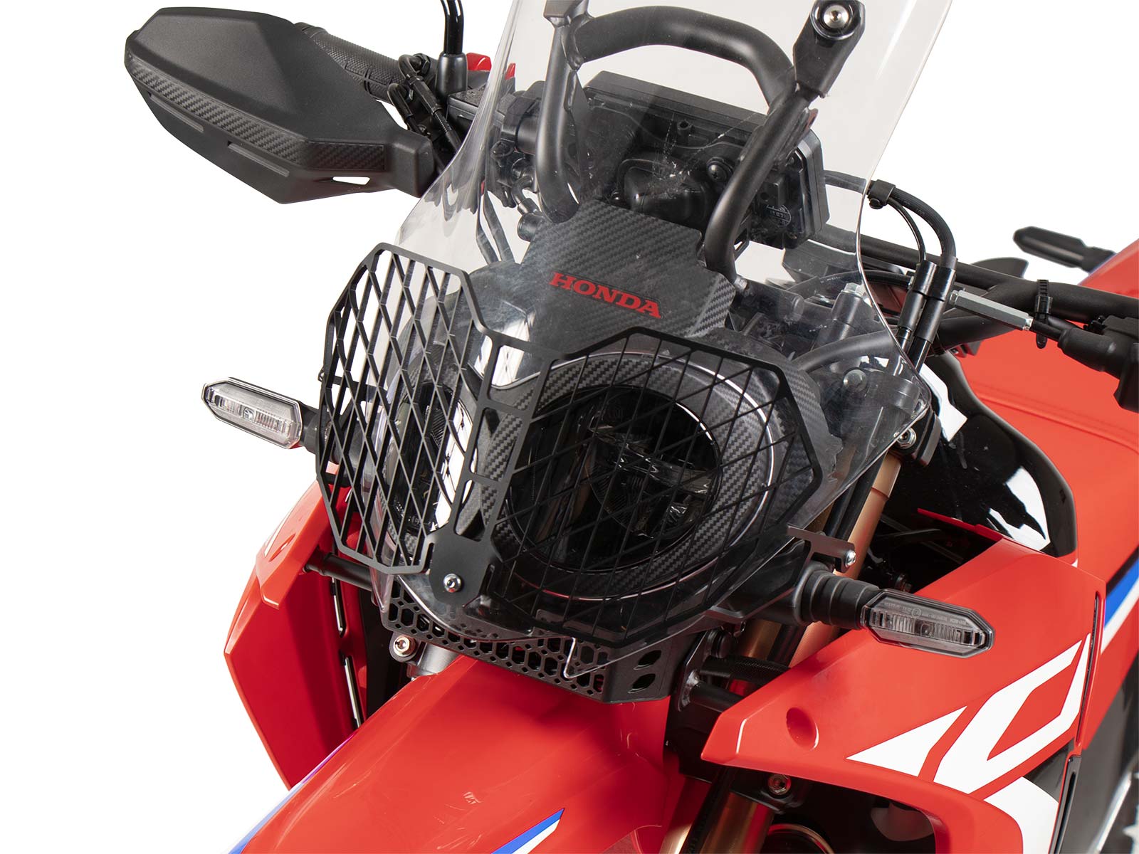 Lampenschutzgitter schwarz für Honda CRF 300 Rally (2021-)