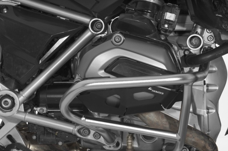01-045-5133-0_i_02 Zylinderschutz / Ventildeckelschutz zur Kombi mit original BMW Motorschutzbügel BMW R1200GS (LC) 2013-2016 / BMW R1200GS Adventure (LC), schwarz